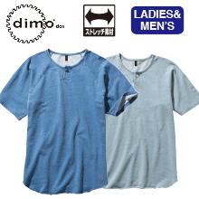 【dimo】D407ヘンリーネックTシャツ
